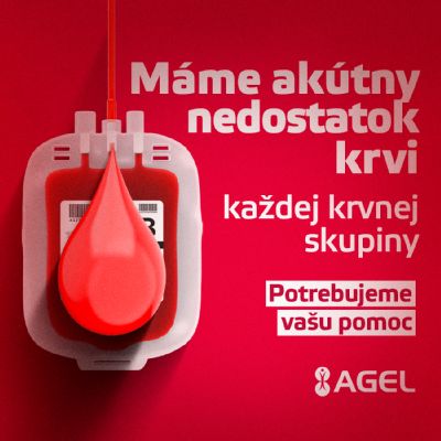 Nemocnica AGEL Levice prosí darcov krvi o pomoc